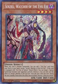 Serziel, Watcher of the Evil Eye [INCH-EN027] Secret Rare | Mindsight Gaming