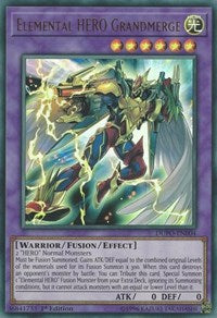 Elemental HERO Grandmerge [DUPO-EN004] Ultra Rare | Mindsight Gaming