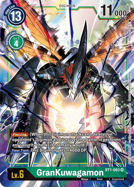 GranKuwagamon [BT1-083] (Alternate Art) [Release Special Booster Ver.1.5] | Mindsight Gaming