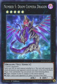 Number 5: Doom Chimera Dragon [DANE-EN092] Super Rare | Mindsight Gaming