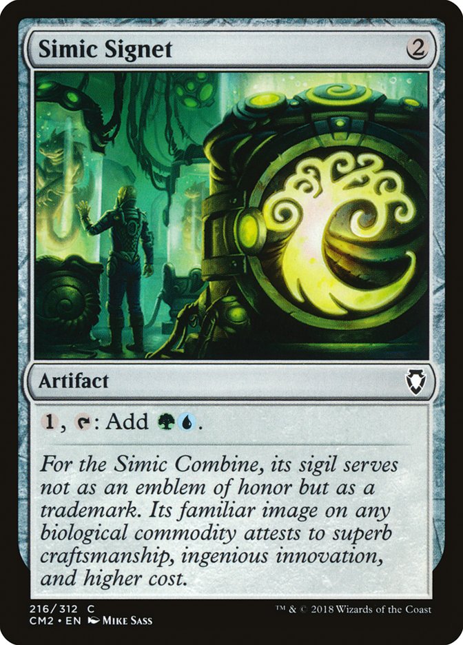 Simic Signet (216/312) [Commander Anthology Volume II] | Mindsight Gaming