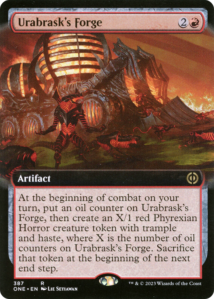 Urabrask's Forge (Extended Art) [Phyrexia: All Will Be One] | Mindsight Gaming