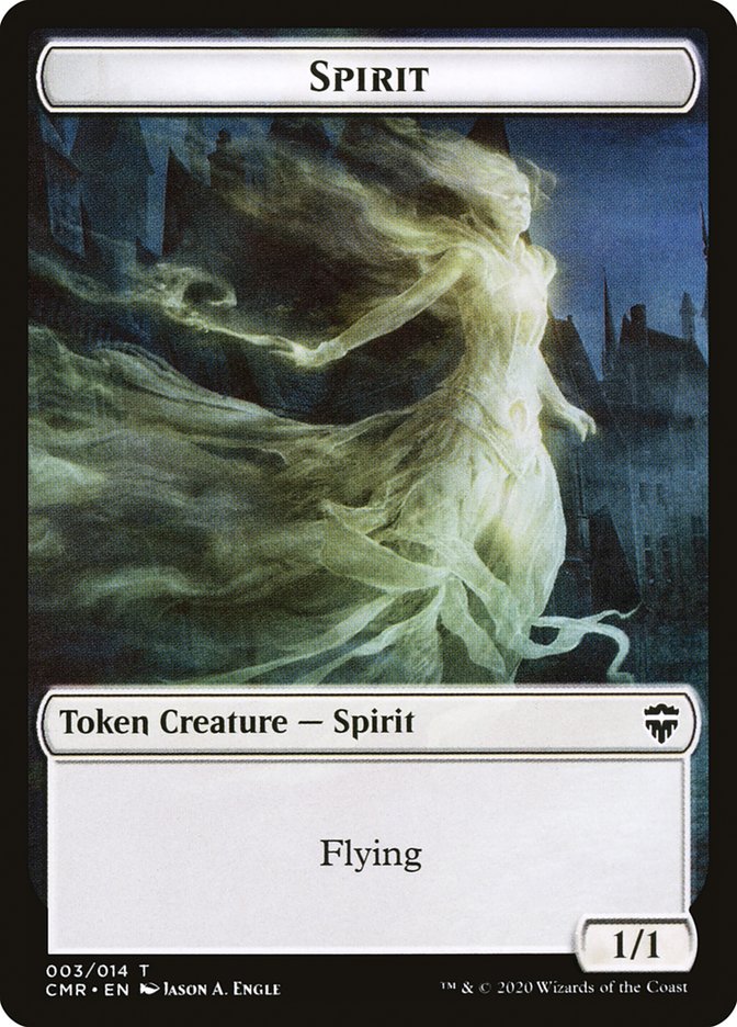 Spirit Token [Commander Legends Tokens] | Mindsight Gaming