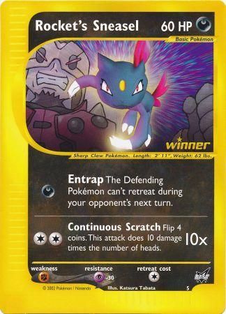 Rocket's Sneasel (5) (Jumbo Card) [Best of Promos] | Mindsight Gaming