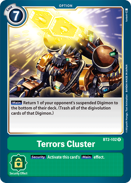 Terrors Cluster [BT2-102] [Release Special Booster Ver.1.0] | Mindsight Gaming