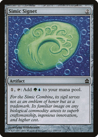 Simic Signet [Commander 2011] | Mindsight Gaming