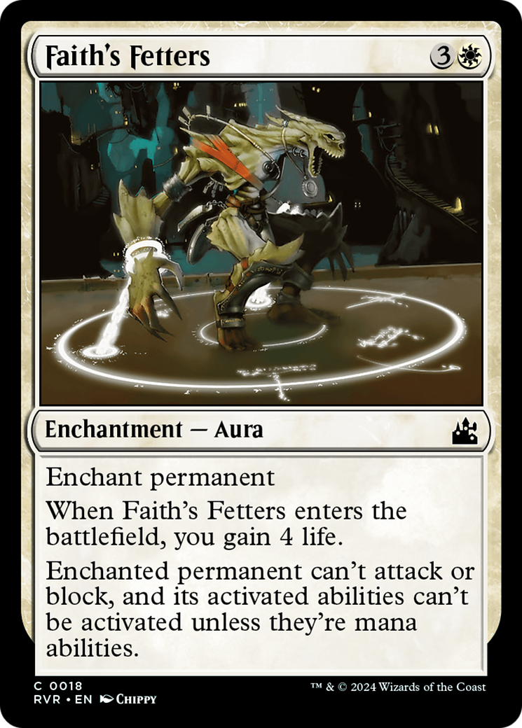 Faith's Fetters [Ravnica Remastered] | Mindsight Gaming