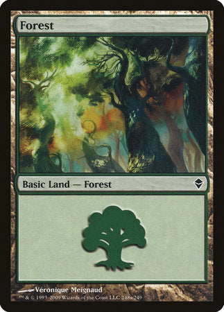 Forest (248a) [Zendikar] | Mindsight Gaming