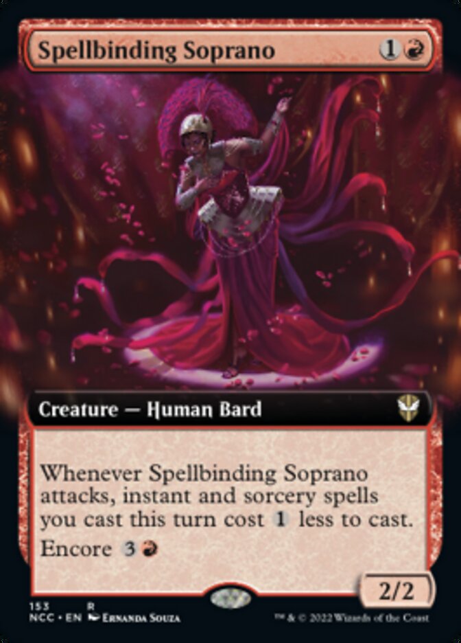 Spellbinding Soprano (Extended Art) [Streets of New Capenna Commander] | Mindsight Gaming