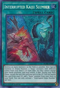 Interrupted Kaiju Slumber [BLHR-EN087] Secret Rare | Mindsight Gaming