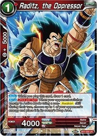 Raditz, the Oppressor [BT7-003] | Mindsight Gaming