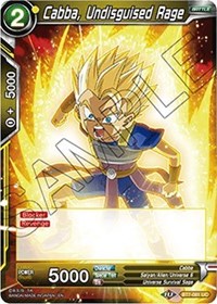 Cabba, Undisguised Rage [BT7-081] | Mindsight Gaming