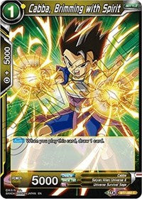 Cabba, Brimming with Spirit [BT7-082] | Mindsight Gaming