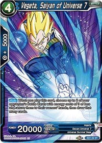 Vegeta, Saiyan of Universe 7 [XD1-02] | Mindsight Gaming