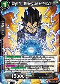 Vegeta, Making an Entrance [BT7-101] | Mindsight Gaming