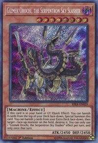 Gizmek Orochi, the Serpentron Sky Slasher [RIRA-EN029] Secret Rare | Mindsight Gaming