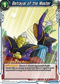 Betrayal of the Master (Assault of the Saiyans) [BT7-045_PR] | Mindsight Gaming