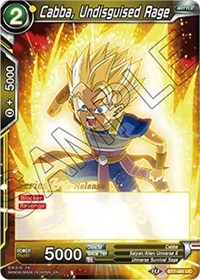 Cabba, Undisguised Rage (Assault of the Saiyans) [BT7-081_PR] | Mindsight Gaming