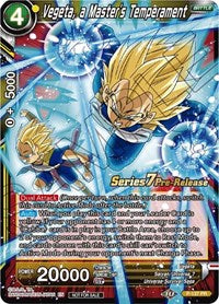 Vegeta, a Master's Temperament (Alt Art) (Assault of the Saiyans) [P-137] | Mindsight Gaming