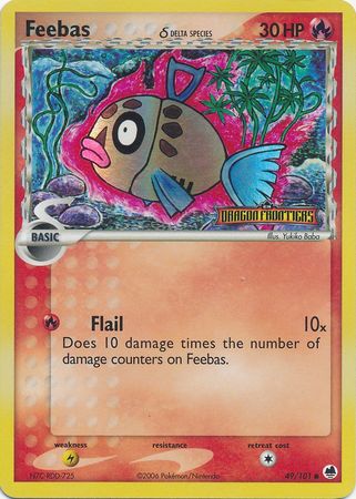 Feebas (49/101) (Delta Species) (Stamped) [EX: Dragon Frontiers] | Mindsight Gaming