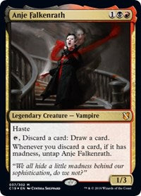 Anje Falkenrath (Commander 2019) [Oversize Cards] | Mindsight Gaming