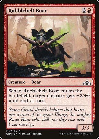 Rubblebelt Boar [Guilds of Ravnica] | Mindsight Gaming