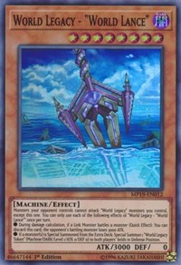 World Legacy - "World Lance" [MP19-EN012] Super Rare | Mindsight Gaming