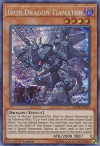 Iron Dragon Tiamaton [MP19-EN016] Prismatic Secret Rare | Mindsight Gaming