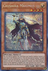 Crusadia Maximus [MP19-EN081] Prismatic Secret Rare | Mindsight Gaming