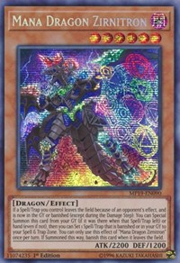 Mana Dragon Zirnitron [MP19-EN090] Prismatic Secret Rare | Mindsight Gaming