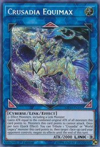 Crusadia Equimax [MP19-EN107] Prismatic Secret Rare | Mindsight Gaming