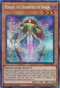 Morgan, the Enchantress of Avalon [MP19-EN223] Prismatic Secret Rare | Mindsight Gaming