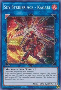 Sky Striker Ace - Kagari [MP19-EN257] Prismatic Secret Rare | Mindsight Gaming