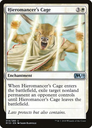 Hieromancer's Cage [Core Set 2019] | Mindsight Gaming