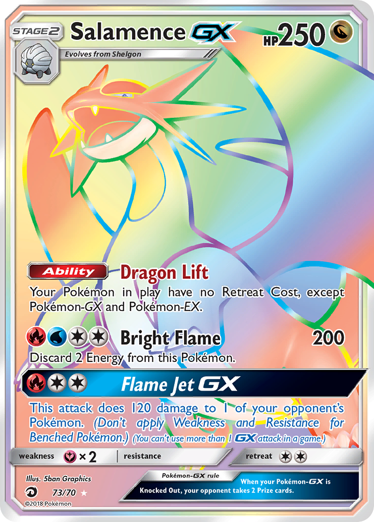 Salamence GX (73/70) [Sun & Moon: Dragon Majesty] | Mindsight Gaming