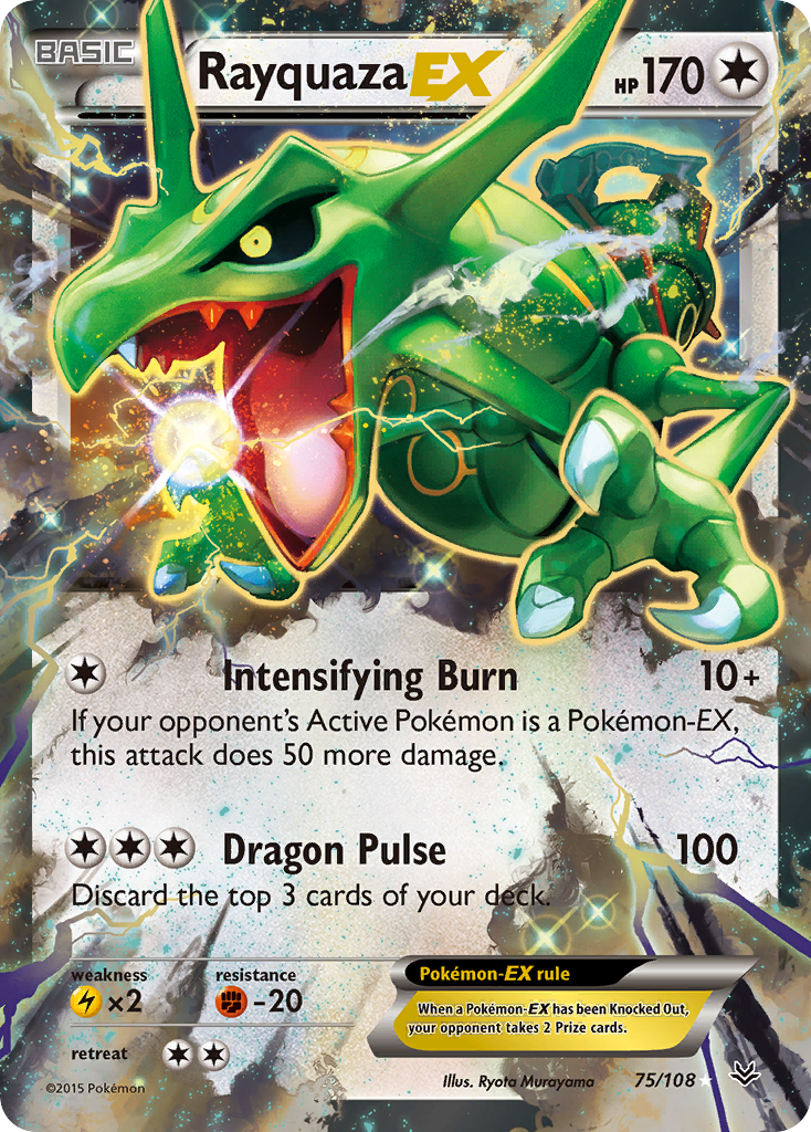 Rayquaza EX (75/108) [XY: Roaring Skies] | Mindsight Gaming