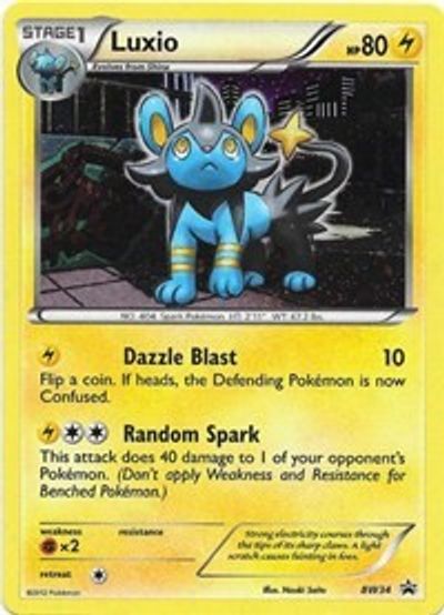 Luxio (BW34) (Cosmos Holo) [Black & White: Black Star Promos] | Mindsight Gaming