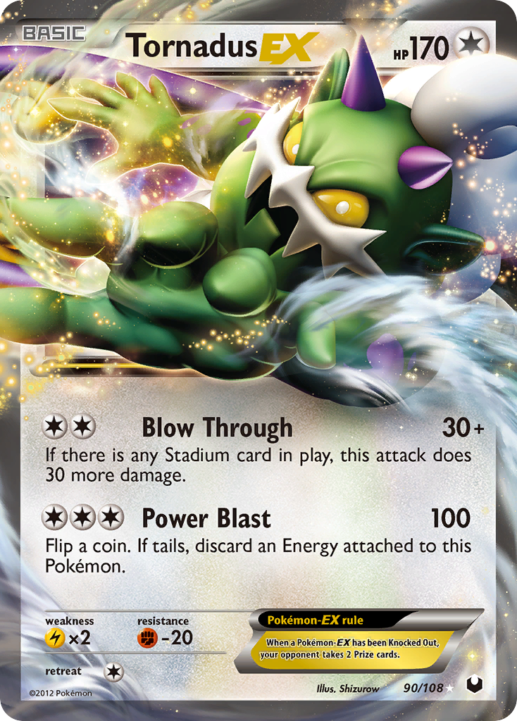 Tornadus EX (90/108) [Black & White: Dark Explorers] | Mindsight Gaming