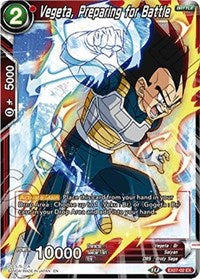 Vegeta, Preparing for Battle [EX07-02] | Mindsight Gaming