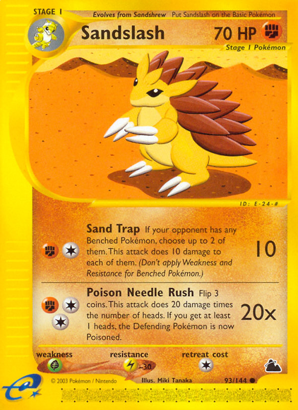 Sandslash (93/144) [Skyridge] | Mindsight Gaming