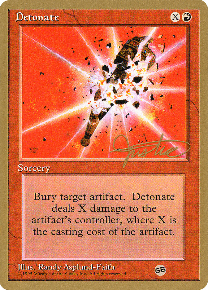 Detonate (Mark Justice) (SB) [Pro Tour Collector Set] | Mindsight Gaming