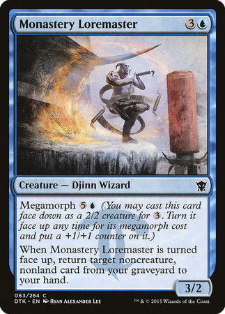 Monastery Loremaster [Dragons of Tarkir] | Mindsight Gaming