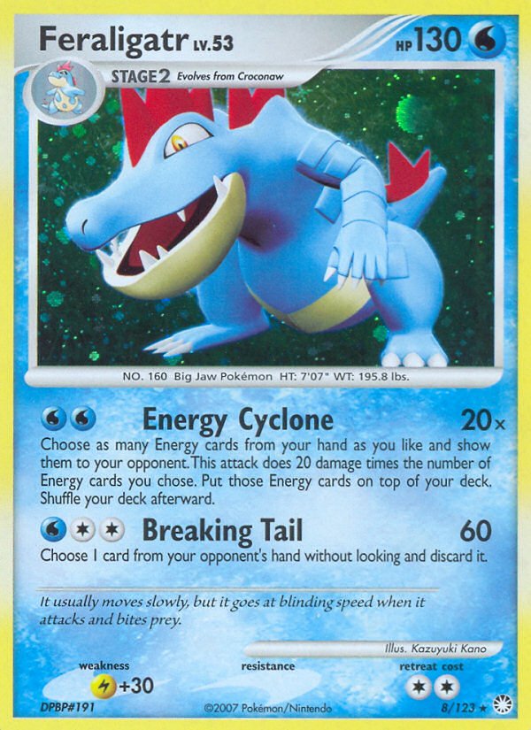 Feraligatr (8/123) [Diamond & Pearl: Mysterious Treasures] | Mindsight Gaming