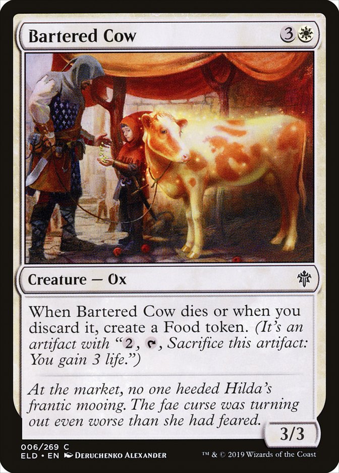 Bartered Cow [Throne of Eldraine] | Mindsight Gaming