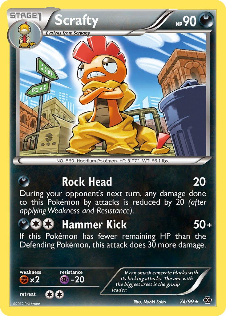 Scrafty (74/99) (Theme Deck Exclusive) [Black & White: Next Destinies] | Mindsight Gaming