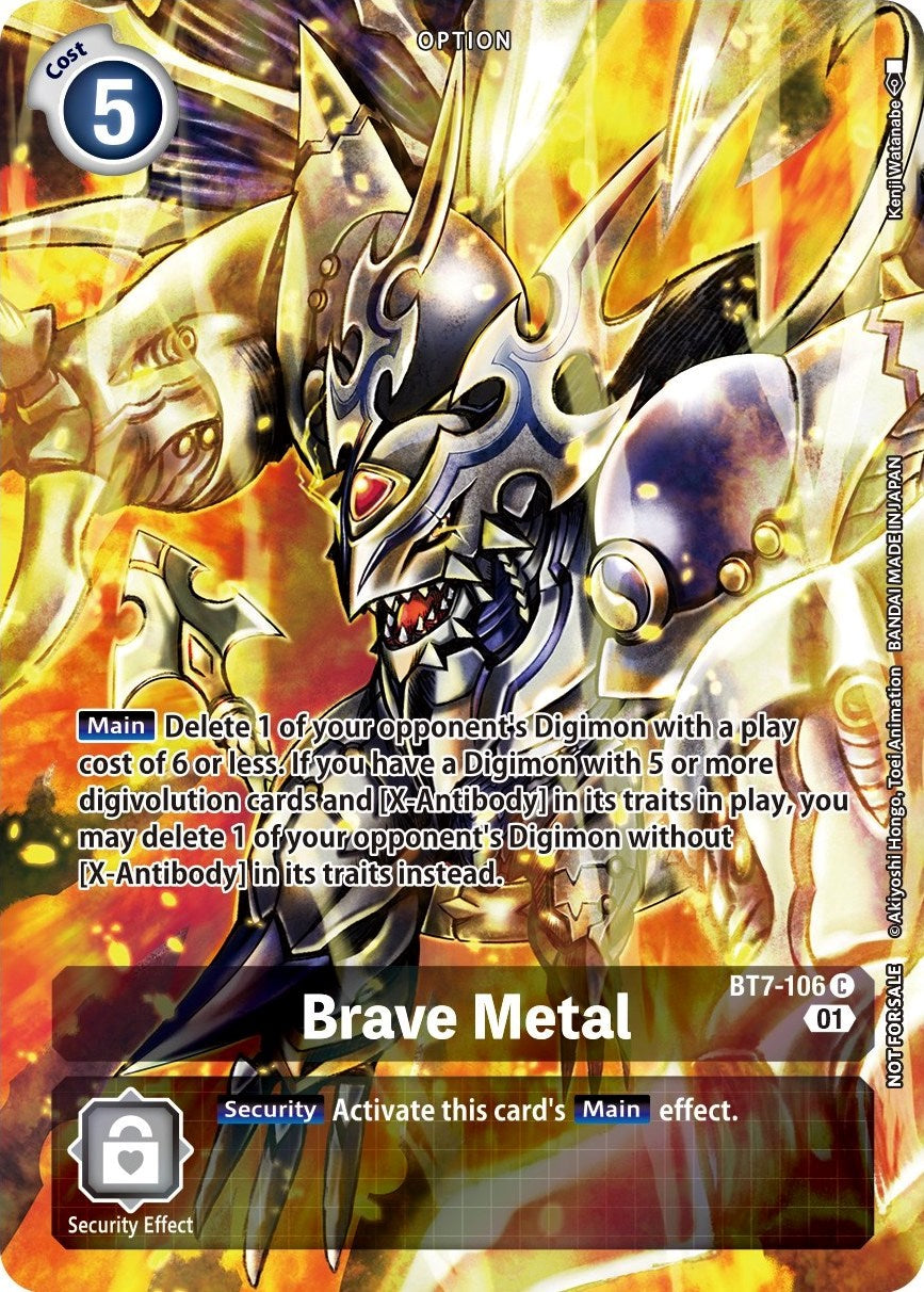 Brave Metal [BT7-106] (Premium Deck Set) [Next Adventure Promos] | Mindsight Gaming