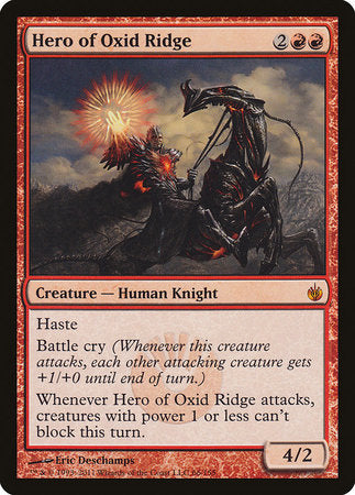 Hero of Oxid Ridge [Mirrodin Besieged] | Mindsight Gaming