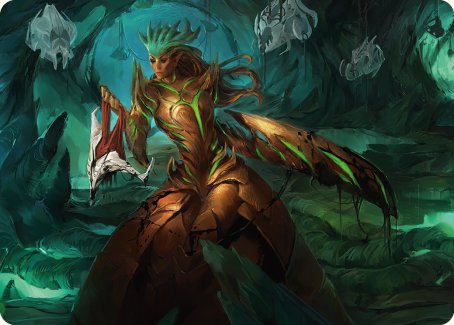 Glissa Sunslayer Art Card [Phyrexia: All Will Be One Art Series] | Mindsight Gaming