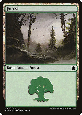 Forest (268) [Khans of Tarkir] | Mindsight Gaming