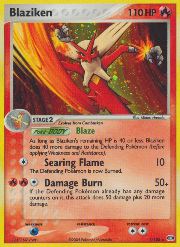 Blaziken (1/106) (Theme Deck Exclusive) [EX: Emerald] | Mindsight Gaming